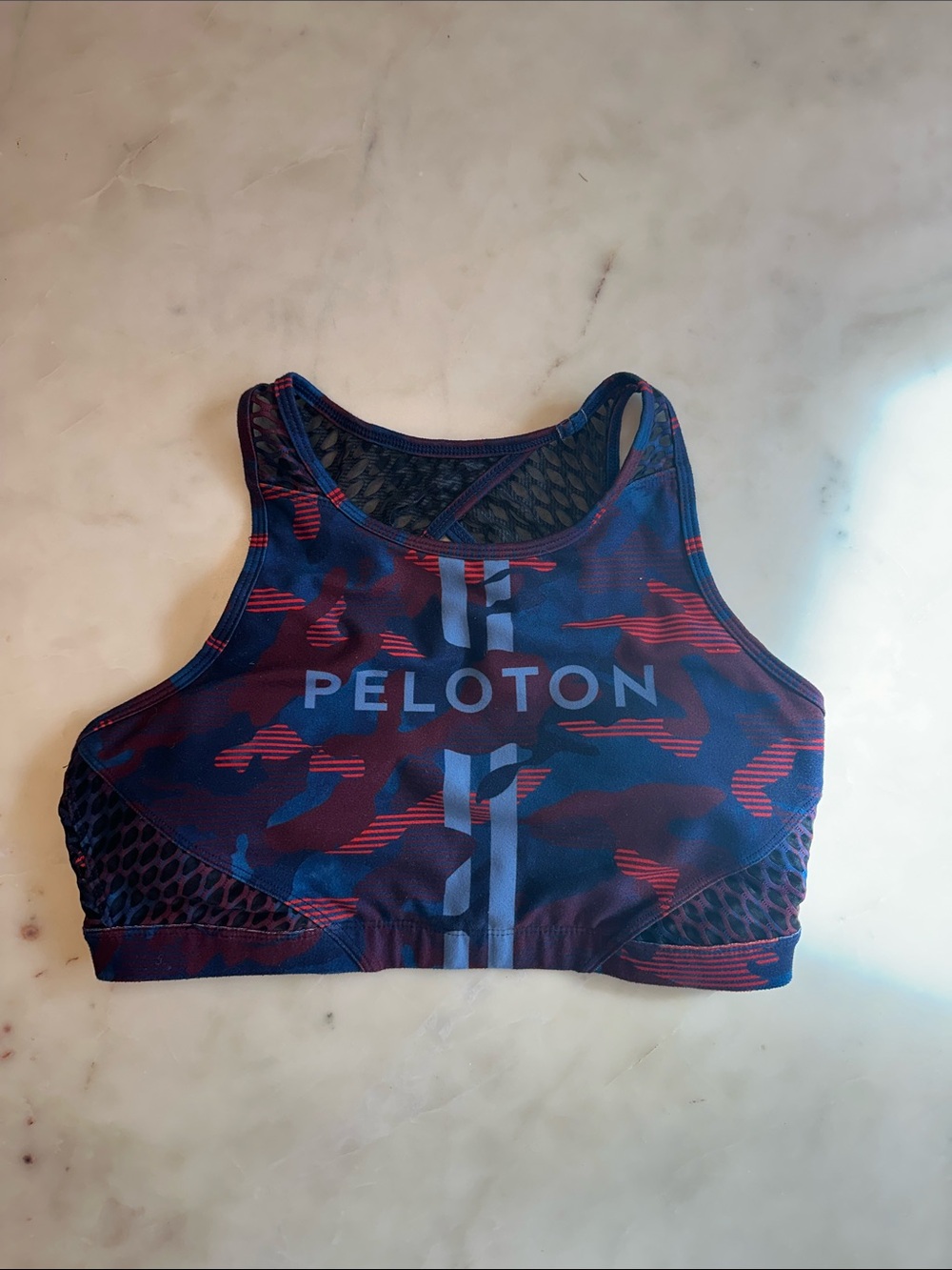 Peloton x WITH Sports Bra Blue Purple Size M Racerback